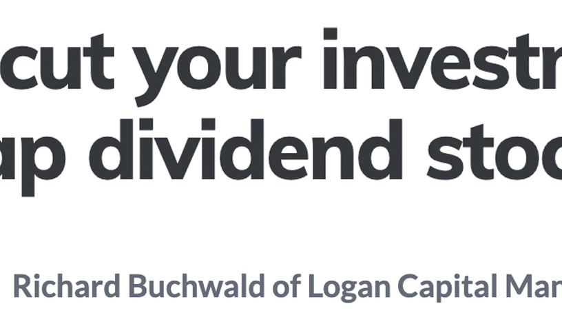 How to Cut Your Investment Risk with Large-Cap Dividend Stocks